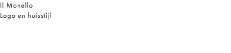 Il Monello Logo en huisstijl
