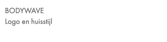 BODYWAVE Logo en huisstijl 